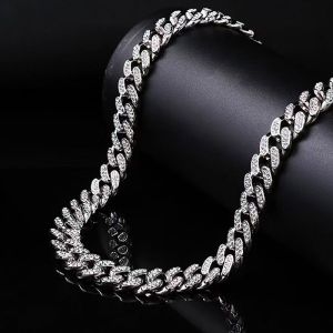 Diamond Studded Silver Plated Necklace
