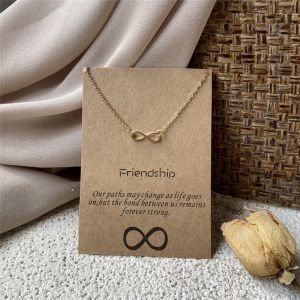 Gold Infinity Pendant Necklace