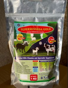 SUPERMINVEDA GOLD ANIMAL MEDICINE POWDER 1 KG