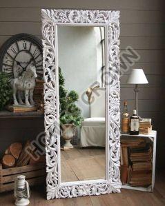 wooden carved mirror frame