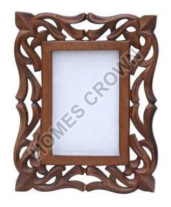 wooden carved photo frame