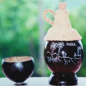 Coconut Shell Bottle