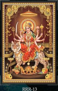 6x4 Durga Mata Polished Glazed Vitrified Poster Tiles