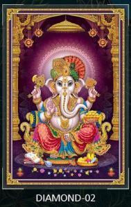 Diamond Collection 2x3 Ganesha Ceramic Poster Tiles
