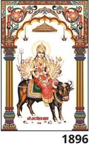 Durga Mata Digital Ceramic Poster Tiles
