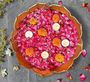 Hammered bowl for Diwali decoration