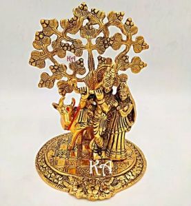 Metal Idol Radha Krishna Statues