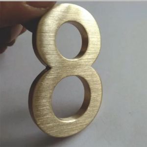 Golden Brass Letters