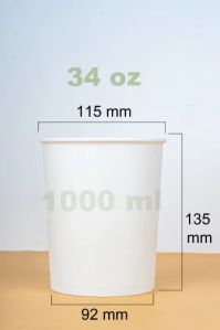 1000ml Disposable Paper Food Container