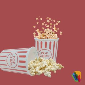 Printed Popcorn Containers- 1000ml