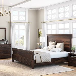 Bolton Solid Wood Queen Size Bed