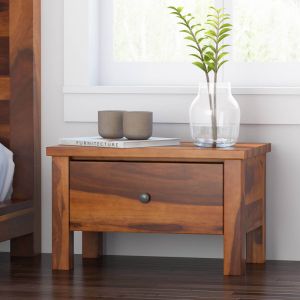 Classic Solid Wood Bedside Table
