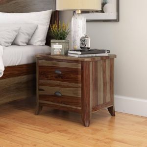 Romeo Solid Wood Bedside Table