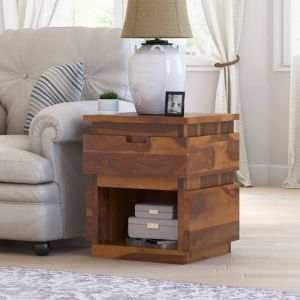 Roney Solid Wood Bedside Table