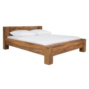 Tabbar Solid Wood Platform Queen Size Bed