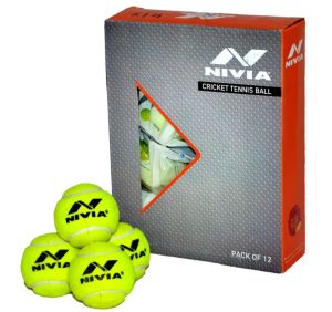 nivia cricket tennis balls