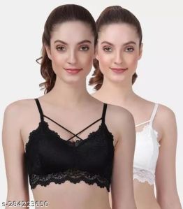 Non Padded Lace Bridal Bra, Size : 30B - 40B, Color : Red, Cherry, Purple,  Pink, Peach, Wine at Best Price in Thane