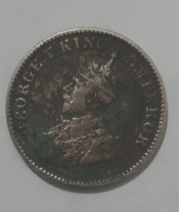 george v king emperor silver coin