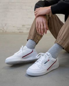 White sneaker shoe