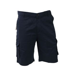 Mens Dark Blue Cargo Shorts