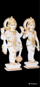 vishnu laxmi marble statues