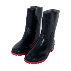fortune PVC safety gumboot 10 inch without steel toe for men