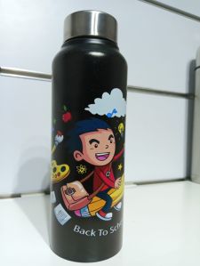 stainless steel printed water bottle 750ml