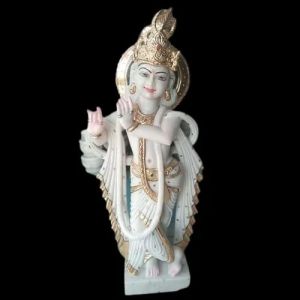 2 Feet Marble Krishna Statue