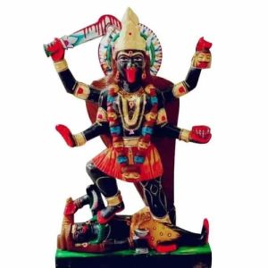 3 Feet Marble Multicolor Maa Kali Statue