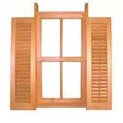 Pinewood Window Frame