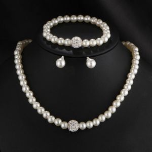Crystal Choker Necklace Set