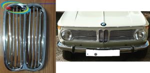 bmw 2002 grill stainless steel bumper