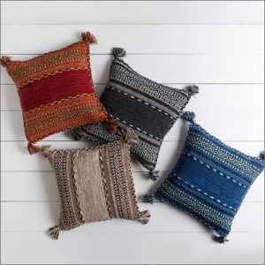 Multicolour Handwoven Cushion