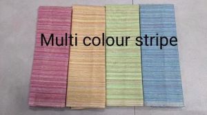 multi stripe cotton fabric