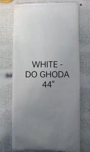 White Do Ghoda Poplin Fabric