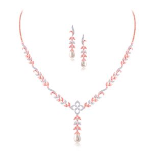 Angelic Purity Diamond Necklace Set