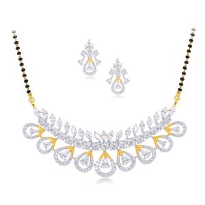 Ashwini Diamond Mangalsutra Set
