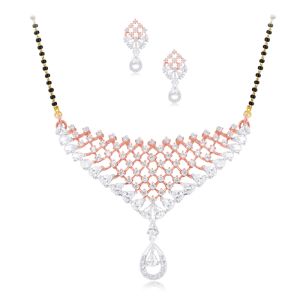 Ishir Diamond Mangalsutra Set