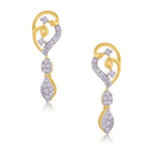 Magnolia Dangling Diamond Earrings