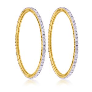 Sheela Shimmering Diamond Bangles