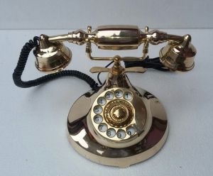 Beautiful Vintage Antique Nautical Solid Brass Rotary Dial Working