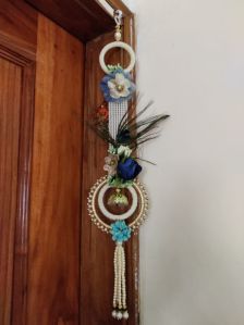 Blue Floral Door Hanging