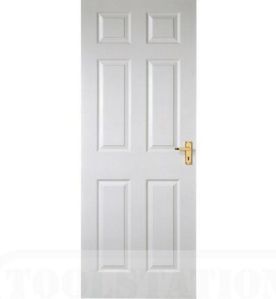 White Fiber Door