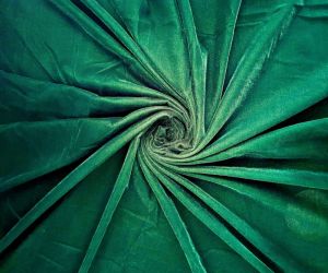 9000 velvet fabric in dark bottom green