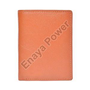 6 ATM Pocket Tan Brown Leather Wallets