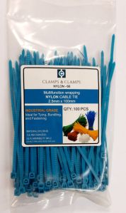 2.5 mm x 100 mm Nylon Cable Ties - Clamps-N-Clamps