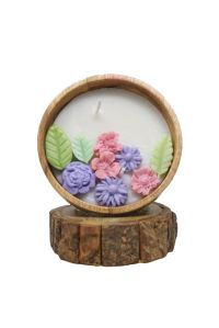 Aroma Multi Color Wax Flower Candle