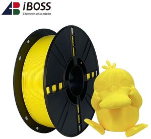 iBOSS PLA Plus (PLA+) 3D Printer Filament 1.75mm,1kg,Fit Most FDM Printer(Yellow)