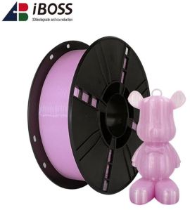 iBOSS PLA Plus (PLA+) 3D Printer Filament 1.75mm,1kg,Fit Most FDM Printer(Transparent Purple)