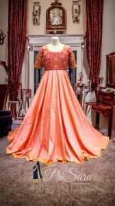 ladies designer gown